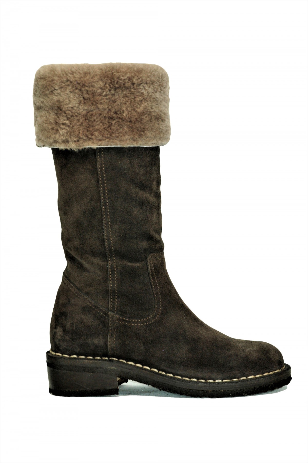 CHRISS 5005-FUR suede EBONY